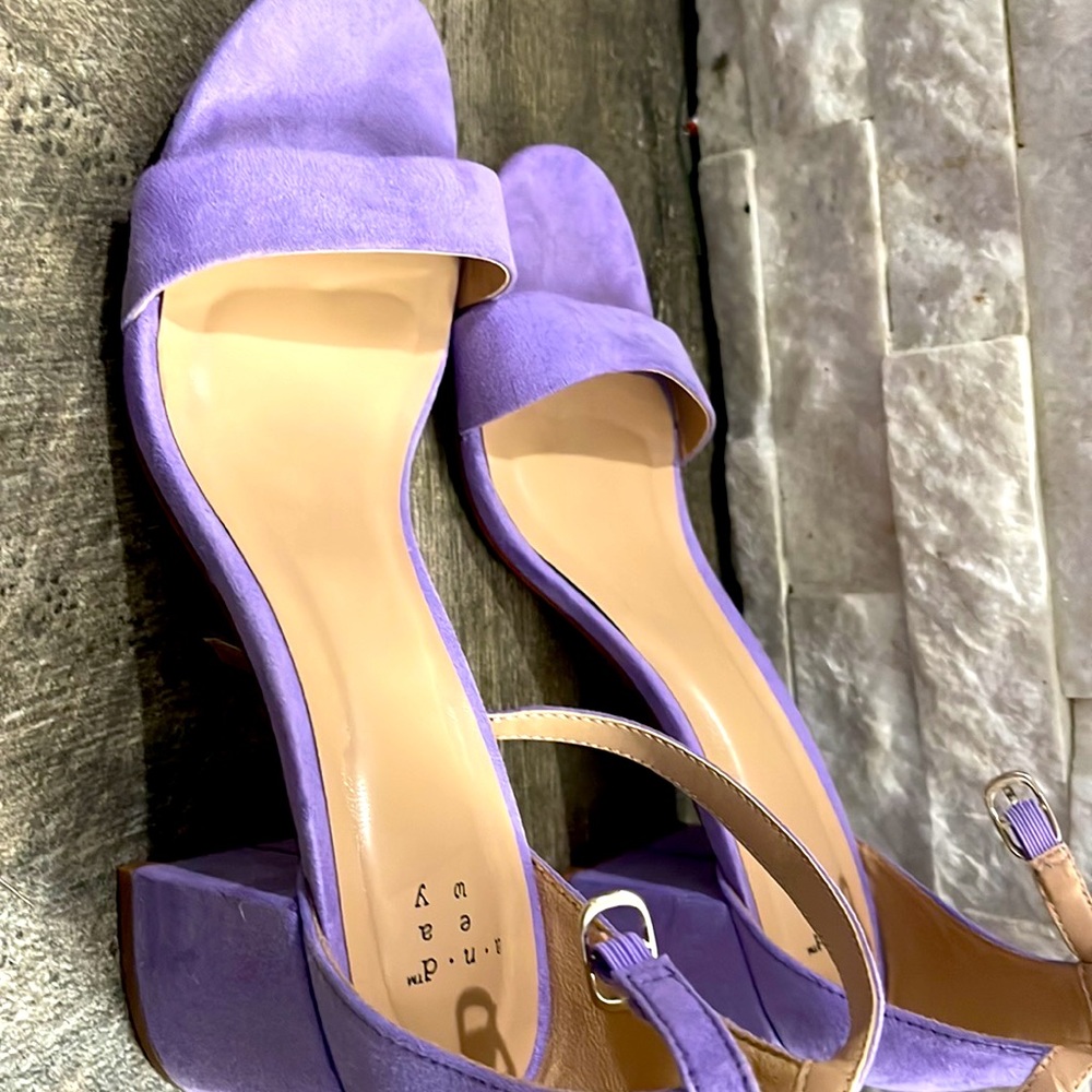 Lavender sandals